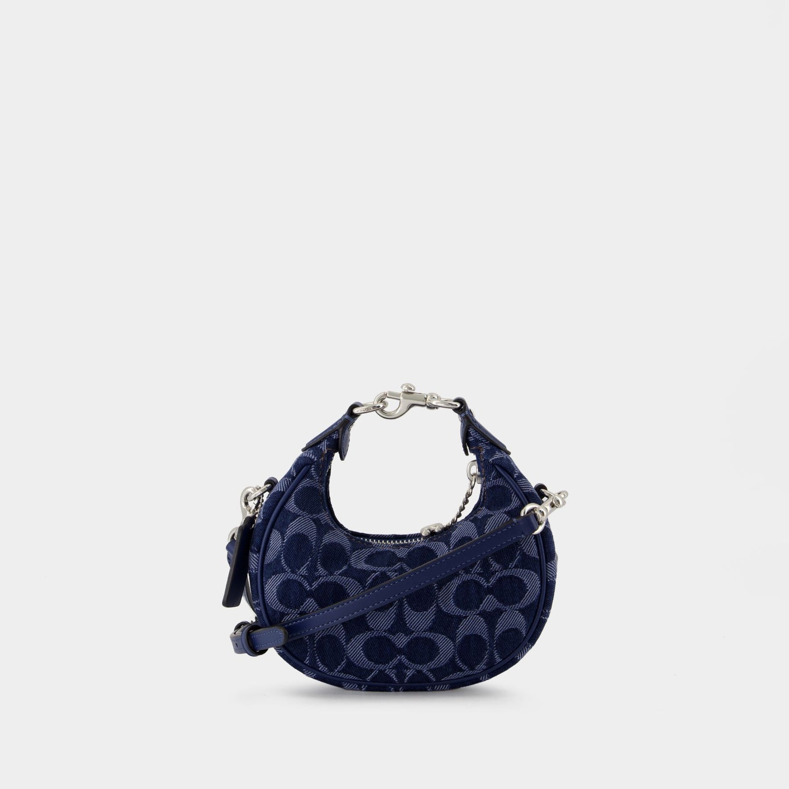 バッグ Coach 12748 Signature Denim Hobo Bag Denim Signature Jonie Crossbody - Coach - Cotton - Blue