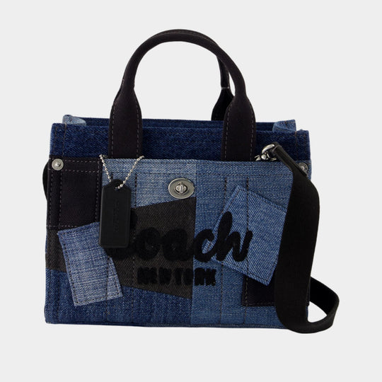 Patchwork Cargo 20 Tote Bag - Coach - Cotton - Blue