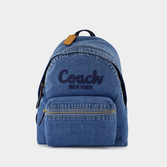 Cargo Backpack - Coach - Cotton - Blue