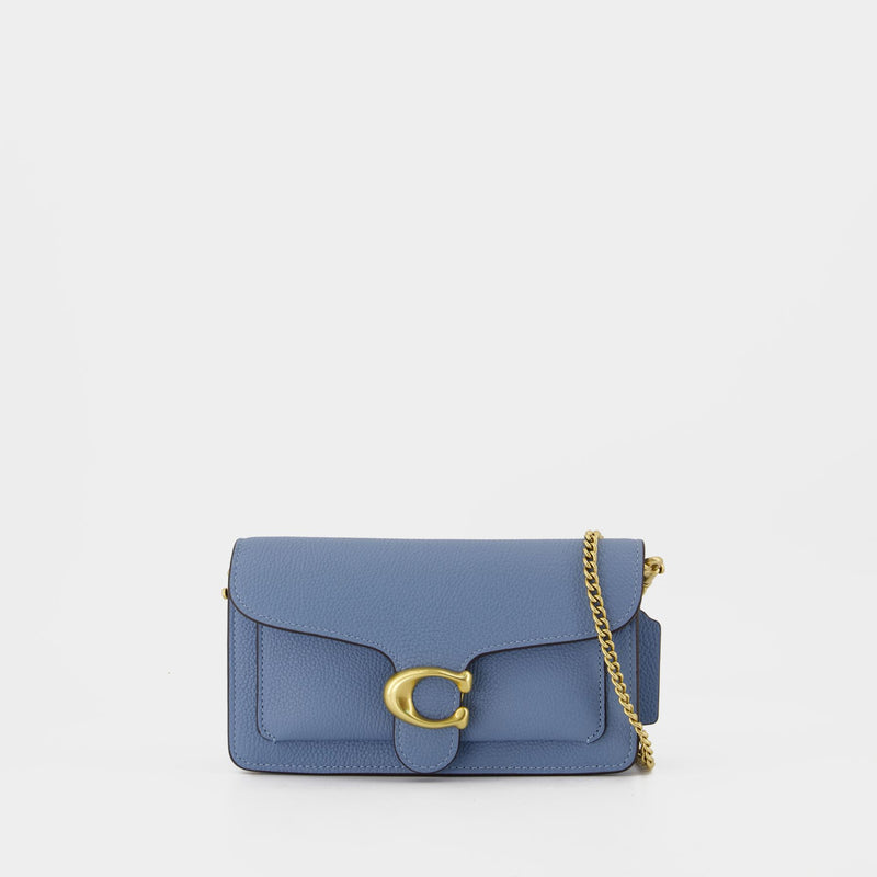 Tabby Chain Clutch Crossbody - Coach - Leather - Blue