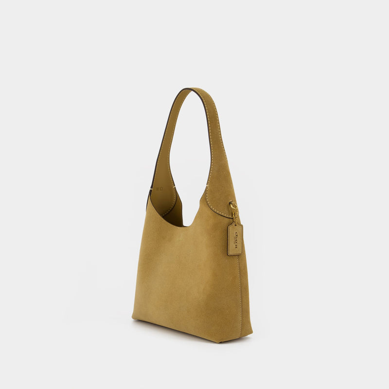 Suede Brooklyn 28 Shoulder Bag - Coach - Leather - Neutral