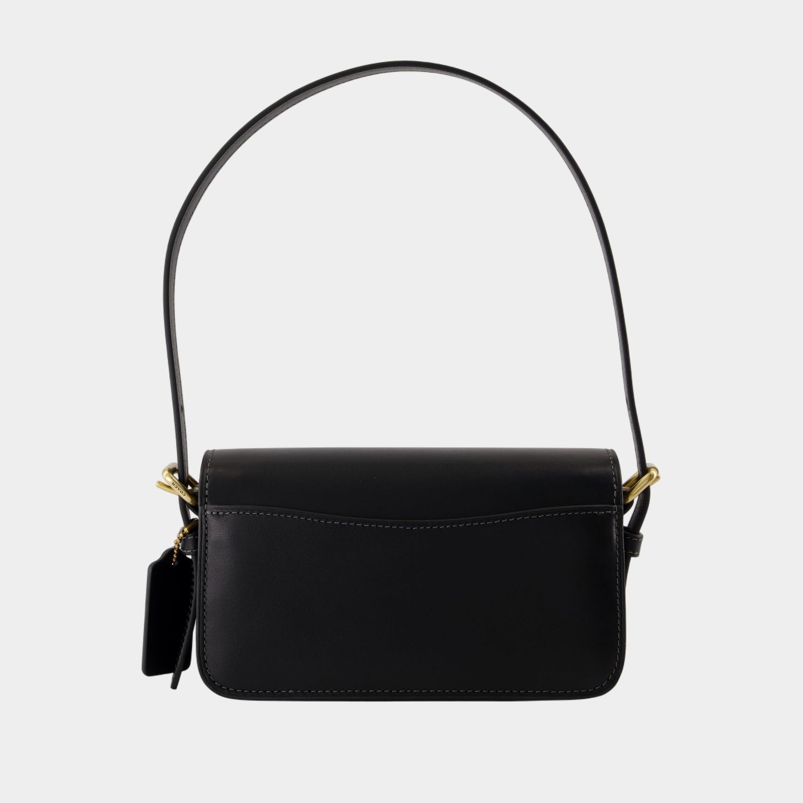 Refined Zoe Shoulder Bag - Coach - Leather - Black