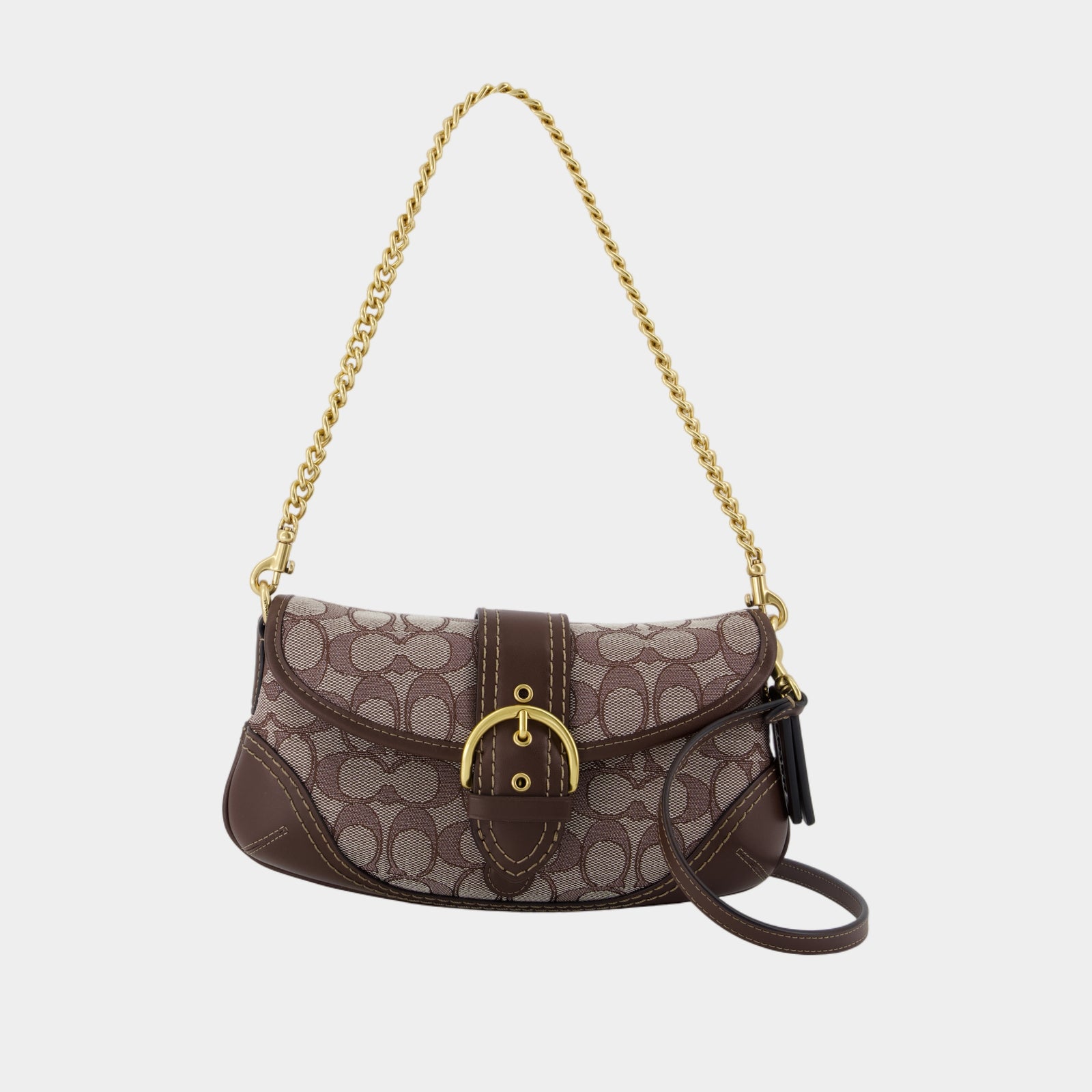 Soho 25 Shoulder Bag - Coach - Leather - Brown