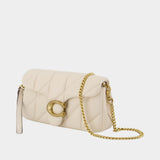 Quilted Tabby Chain 19 Crossbody - Coach - Leather - White