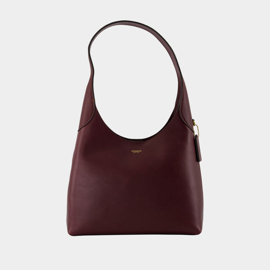 Brooklyn 28 Shoulder Bag - Coach - Leather - Burgundy