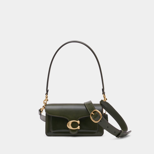 Spazzolato Tabby 20 Shoulder Bag - Coach - Leather - Green