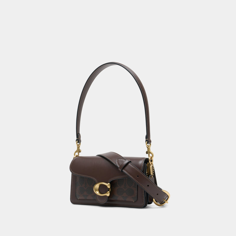 Signature Tabby 20 Refresh Shoulder Bag - Coach - Canvas - Brown