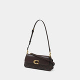 Signature Jet Shoulder Bag - Coach - Canvas - Brown