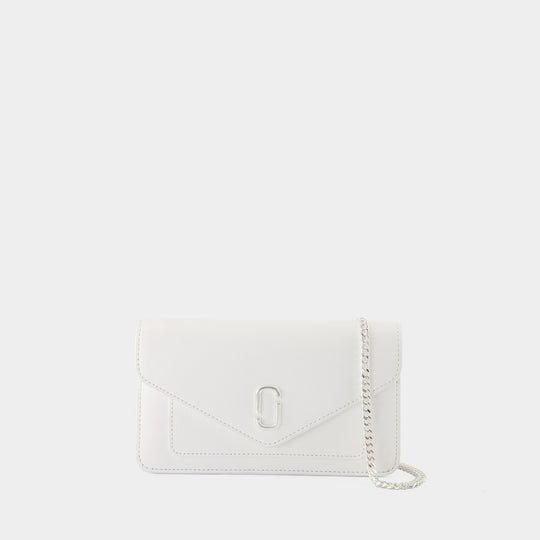 The Longshot Wallet On Chain - Marc Jacobs - Leather - White
