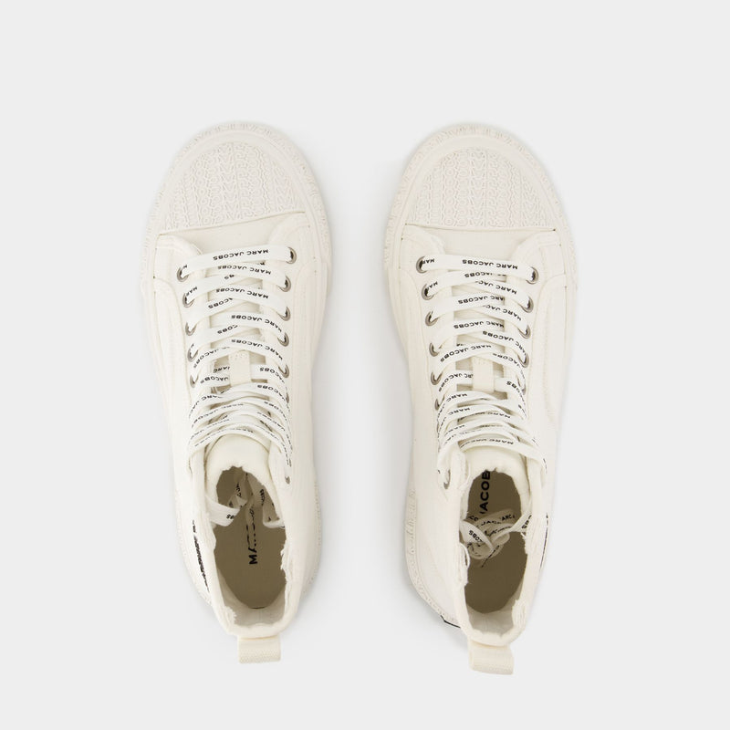 The High Top Sneakers - Marc Jacobs - Cotton - White