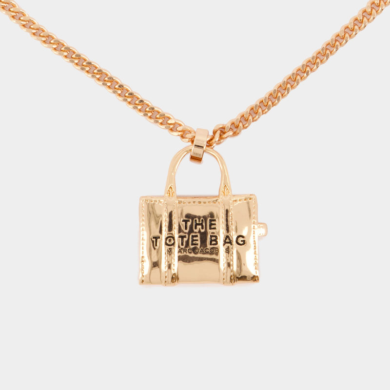 The Tote Bag Necklace - Marc Jacobs - Metal - Rose Gold