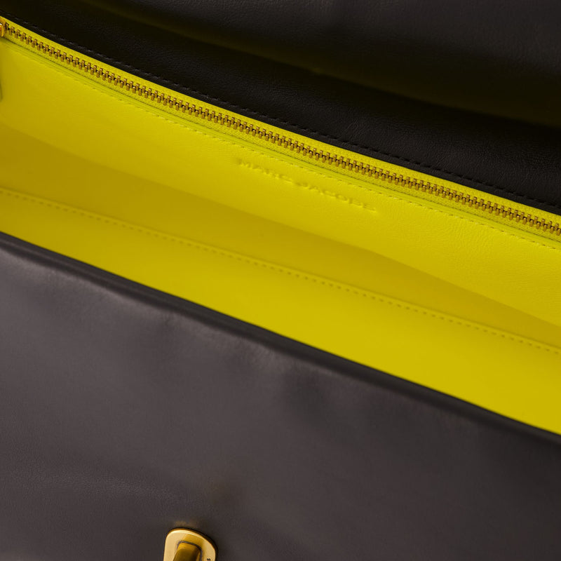 【関税込み】The Big Link Shoulder Bag - Marc Jacobs - Leathe The Big Link Shoulder Bag - Marc Jacobs - Leather - Black