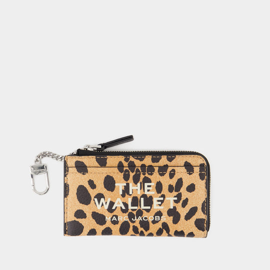 The Top Zip wallet - Marc Jacobs - Leather - Leopard