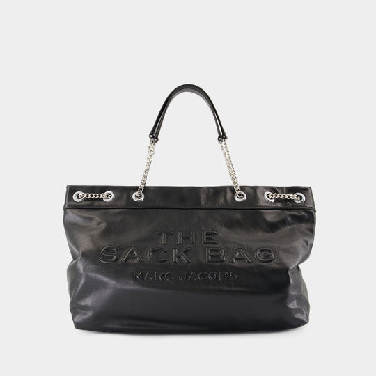 The Chain Sack Shoulder Bag - Marc Jacobs - Leather - Black