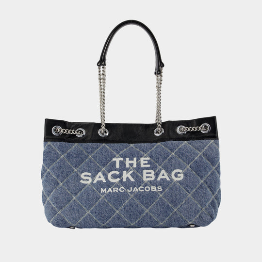 The Chain Sack Shoulder Bag - Marc Jacobs - Cotton - Blue