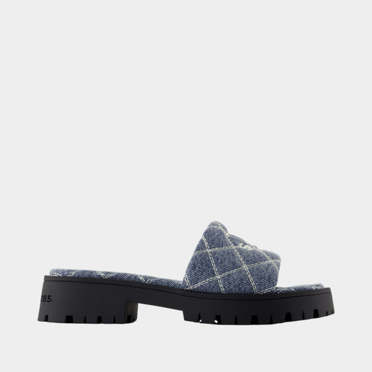 The Lug Sole Sandals - Marc Jacobs - Cotton - Blue