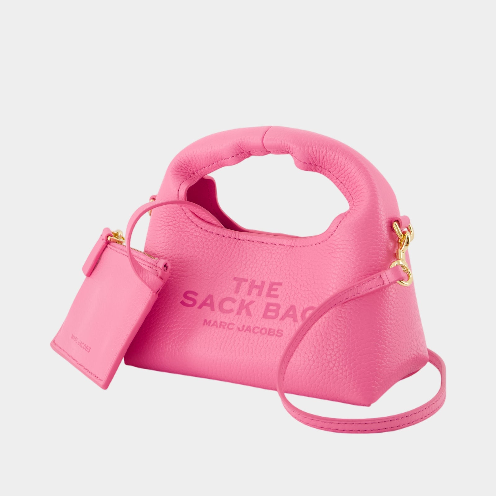 The Micro Sack Crossbody - Marc Jacobs - Leather - Pink