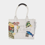 The Large Tote Shoulder Bag - Marc Jacobs - Cotton - Multicolor