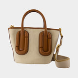 The Small Tote Shoulder Bag - Marc Jacobs - Cotton - Beige