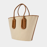 The Tote Shoulder Bag - Marc Jacobs - Cotton - Beige