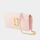 The Wallet On Chain Shoulder Bag - Marc Jacobs - Leather - Pink