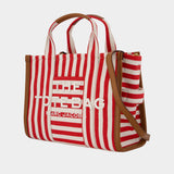 The Medium Tote Shopper Bag - Marc Jacobs - Cotton - Red
