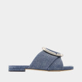 The Criss Cross Sandals - Marc Jacobs - Cotton - Blue