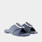 The Criss Cross Sandals - Marc Jacobs - Cotton - Blue