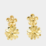 Daisy Wild Statement Earrings Hair Clips - Marc Jacobs - Metal - Gold