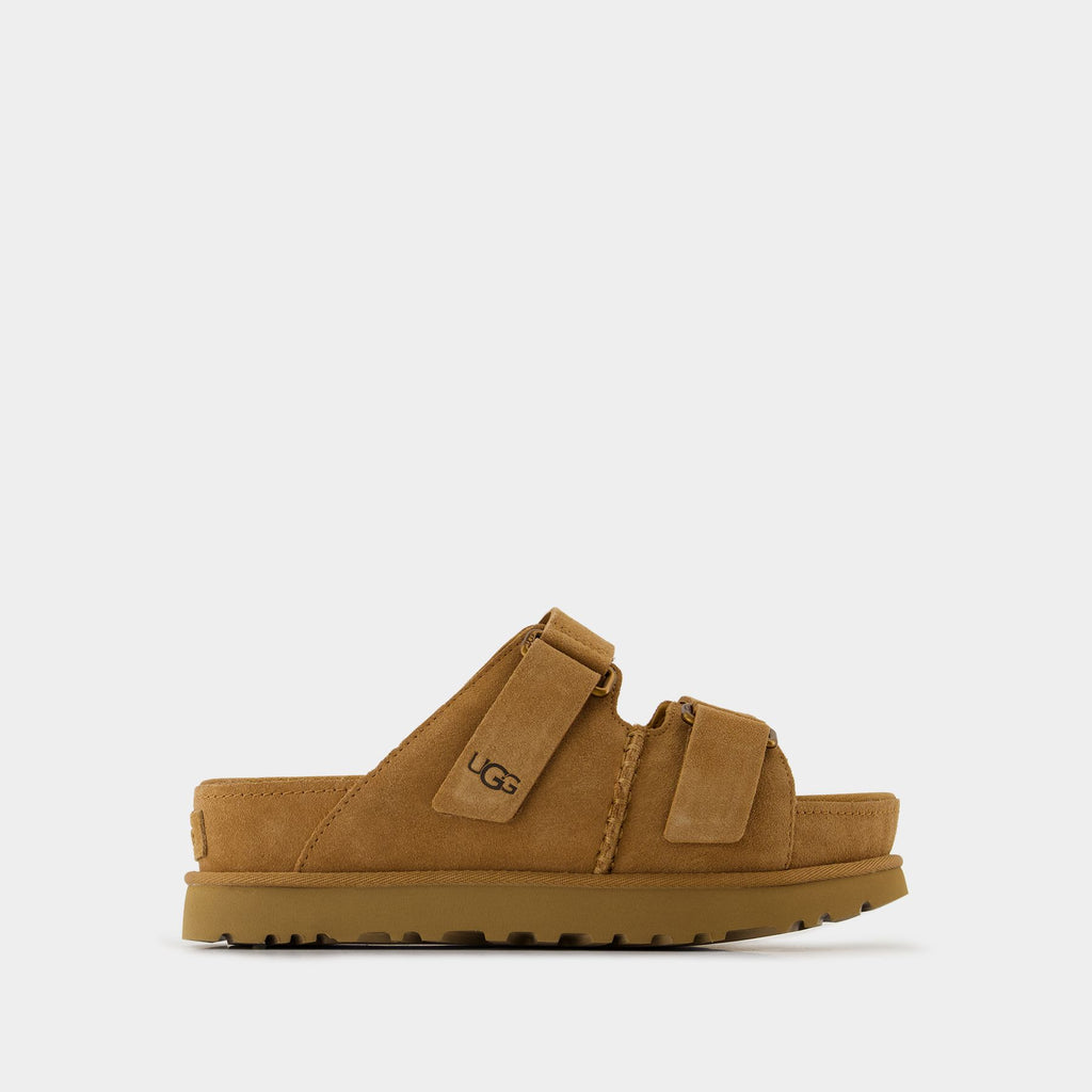 サンダル・ミュール UGG Mules W Goldenstar Hi - UGG - Leather - Brown Mules W Goldenstar Hi - UGG - Leather - Brown