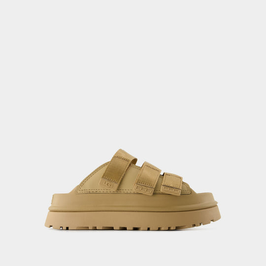 W Goldenglow Slide Mules - UGG - Synthetic - Brown