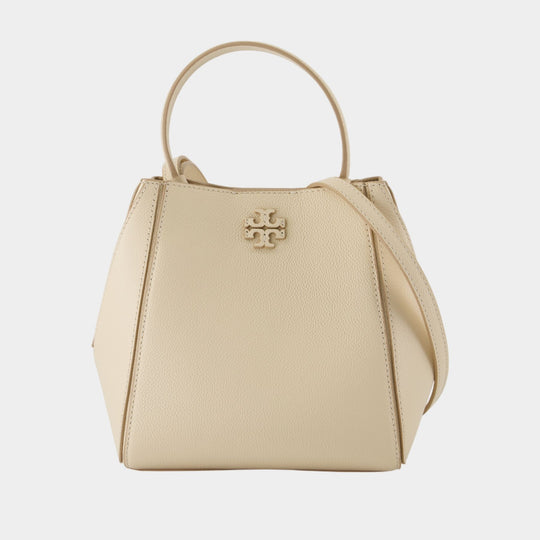 Mcgraw Small Bag - Tory Burch - Leather - Beige