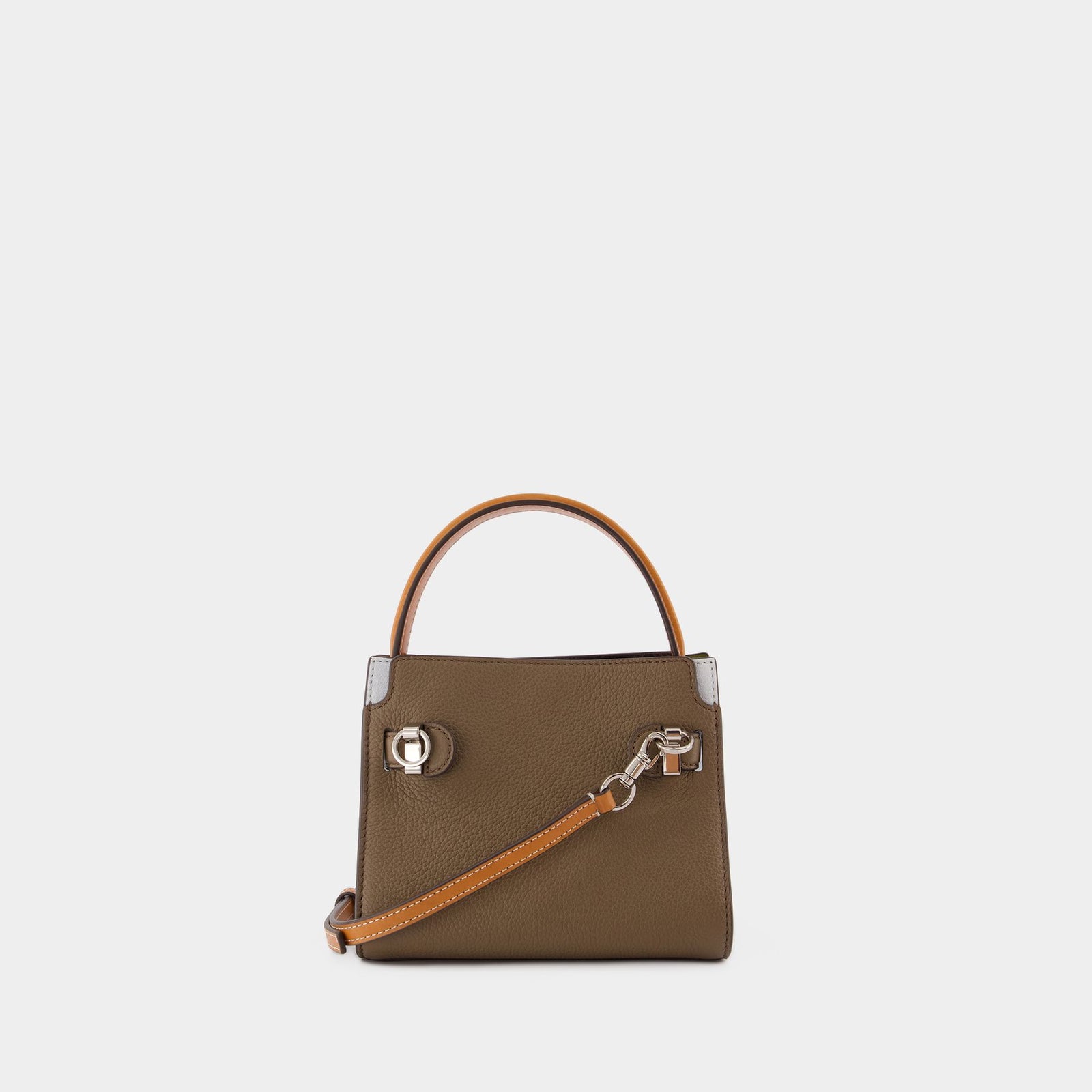 BRUNT RAIZE（Lサイズ）　タンカラー Lee Radziwill Color-Block Petite Double Bag - Tory Burch - Leather - B