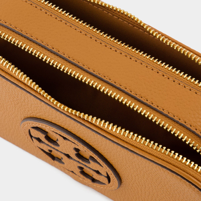 Mini Miller Crossbody Tory Burch Leather Brown