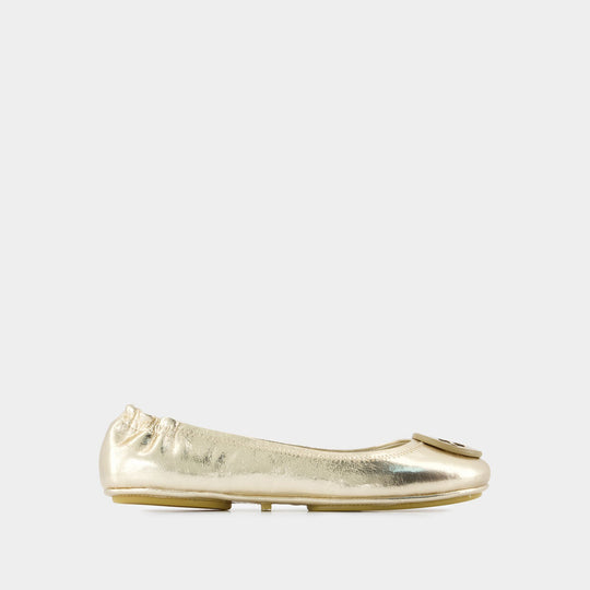 Ballerinas Reva Travel - Tory Burch - Leather - Gold