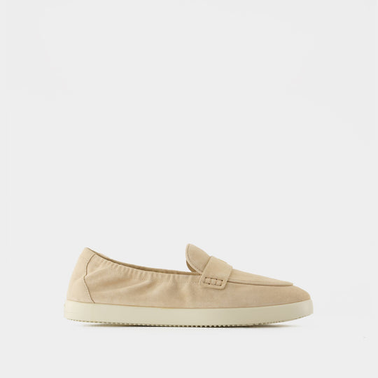 Ballet Sport Loafer - Tory Burch - Leather - Beige