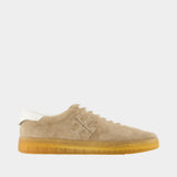 Phoenix Sneakers - Tory Burch - Leather - Beige