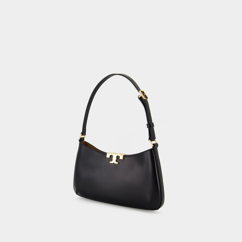 Eleanor Slim Shoulder Bag - Tory Burch - Leather - Black