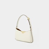Eleanor Slim Shoulder Bag - Tory Burch - Leather - White