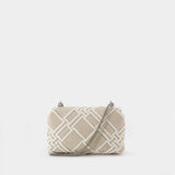 Kira Mini Flap Shoulder Bag - Tory Burch - Cotton - White