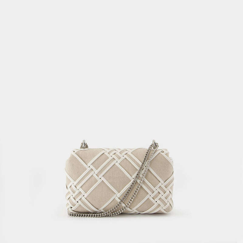 Kira Mini Flap Shoulder Bag - Tory Burch - Cotton - White