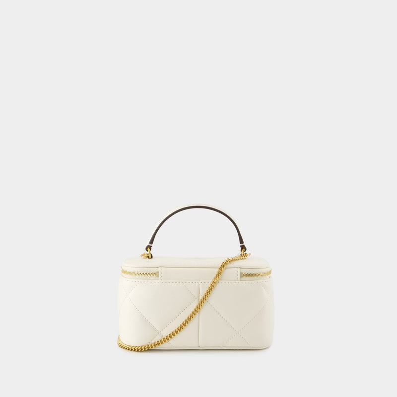 Kira Diamond Crossbody - Tory Burch - Leather - White