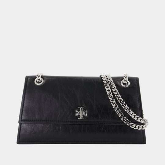Turnlock Shoulder Bag - Tory Burch - Leather - Black