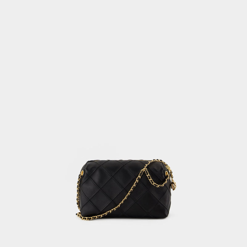 Fleming Small Crossbody - Tory Burch - Leather - Black