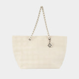 Ella Terry Shopper Bag - Tory Burch - Cotton - Neutral