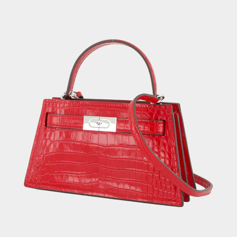 Petite Lee Radziwill Purse - Tory Burch - Leather - Red