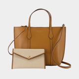 Perry Small Zip Purse - Tory Burch - Leather - Brown