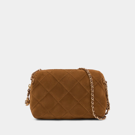 Fleming Crossbody - Tory Burch - Leather - Brown