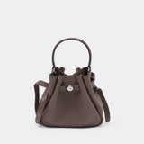 Romy Mini Shoulder Bag - Tory Burch - Leather - Taupe
