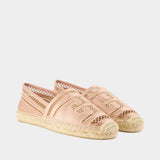 Open Weave Espadrilles - Tory Burch - Viscose - Beige